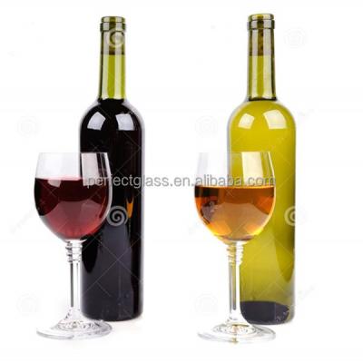 China Eco - Friendly 750 Ml Cork Finish Bordeaux Wine Glass Bottle for sale