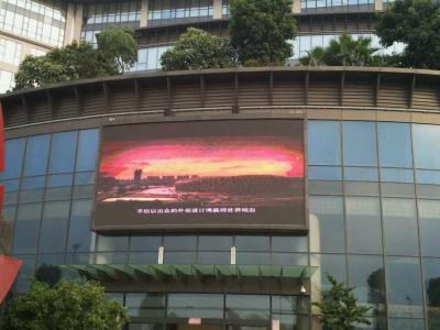 China High Density P20mm Outdoor Full Color LED Display 1R1G1B DIP346 2500 / ㎡ for sale