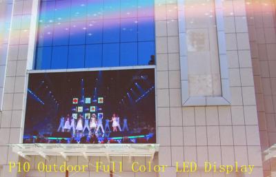 China Pantalla a todo color de la publicidad al aire libre P10 LED en venta