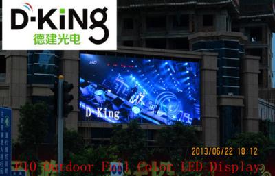 China Wall Design Vivid Image P10 LED Screen For Shopping Mall , 1/4 Constant Driving for sale