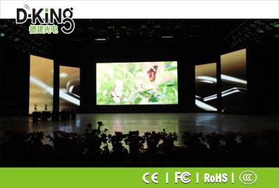 China IP65 P4 Indoor Advertising LED Display / Inlaid Electronic Led Video Wall Display for sale