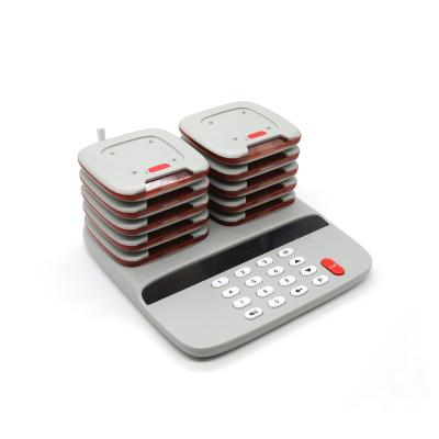 China ABS Plastic New Arrival Touch Button Coaster Pagers Restaurant Guest Paging System With 20 Visitors for sale