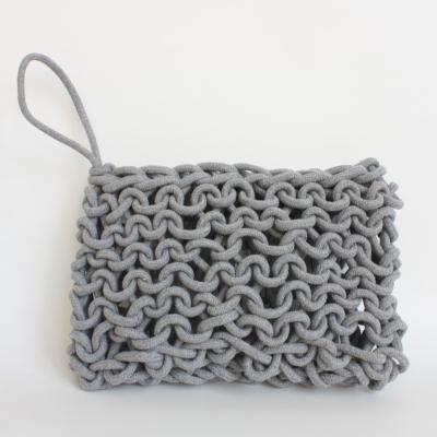 China Fashion Woven Cotton Rope Pouch for sale