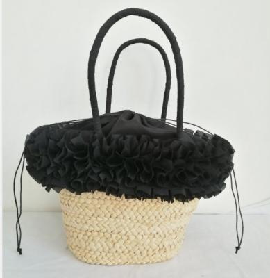 China Chevron Straw Bag HIFA Cornhusk Braided Straw Tote Fashion Handbag from Straw Bag Beach for sale