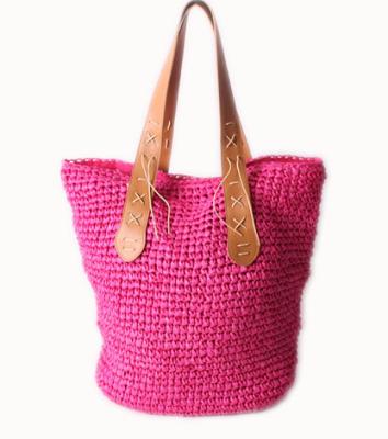 China Bohemian Straw Crochet Beach Bag Promotion for sale