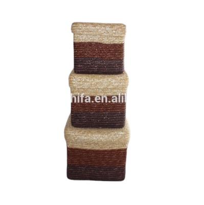 China HIFA Straw Storage Box Wheat Straw Viable Gift Basket for sale