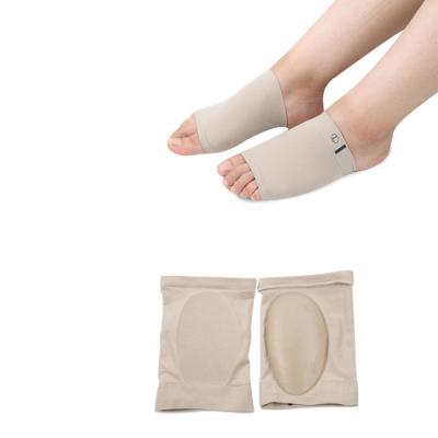 China Unisex Flexible Flatfoot Correction Foot Care Arch Support Silicone Massage Pads Elastic Bandage Insole for sale