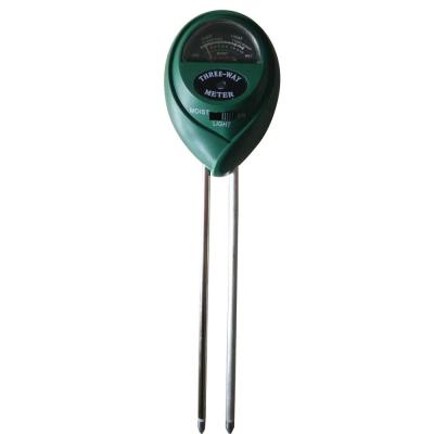 China Three-in-One Instrument pH Meter Soil Hygrometer Illumination Gardening Tester Measuring PH DZ324 PH Value for sale