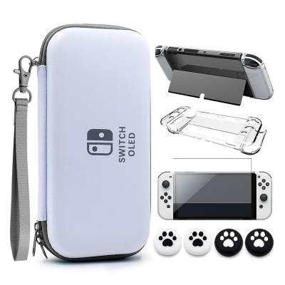 China Handheld Eva For Nintendo New Switch Oled Accessories Carry Case Storage Bag 7 IN 1 for sale