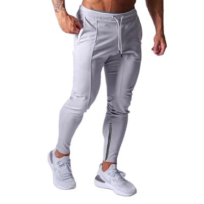 China Wholesale Plus Size Cotton Sweatpants Tight Fit Men Track Pant Zipper Leg Opening Jogger Pants Culotte Pants for sale