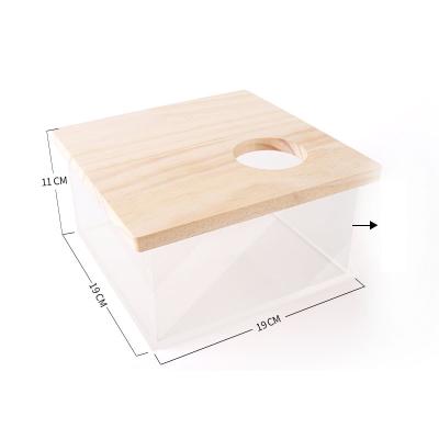 China Rectangle 15*10cm Breathable Hamster Products Pet Products for sale