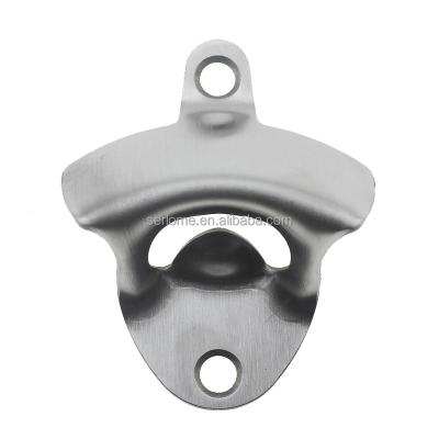 China Free Sample Stainless Steel Beer Wall Mount Stocked Bottle Opener for sale