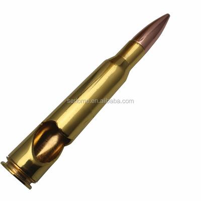 China Gold Color High Viable Polished Fancy Bullet Form Zinc Alloy 50 Cal Caliber Bullet Shell Bullet Beer Bottle Opener for sale