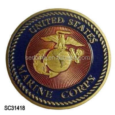 China Promotion USA Marine Corps Challenge Europe Metal Customized Souvenir Coins for sale