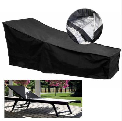 China 210D Oxford Cloth Outdoor Sun Protection Recliner Garden Furniture Dust Deck Chair Waterproof And UV Cover for sale