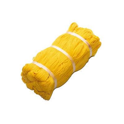 China Twisted Folded Twisted Rope Polyethylene Fishing Twine Yellow Color 380D/45PLY for sale