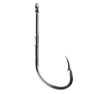 China Fishing sports made in china high quality high carbon steel single hook barbed hook for sale