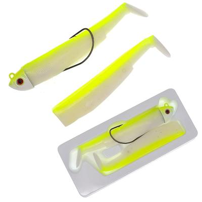 China Fsihing Artificial Lure Perch Grass Carp Lure Soft Bait With Hook Can Be Spliced ​​And Reused for sale