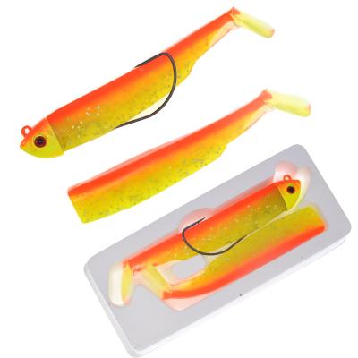 China Realistic Zander Artificial Soft Hook Fsihing Lure Fishing Sports Barbed Bait for sale