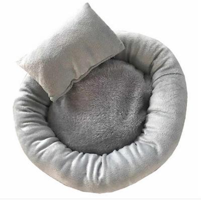 China Promotional Gifts New Arrival Cute Plush Warm Pet Bed for sale