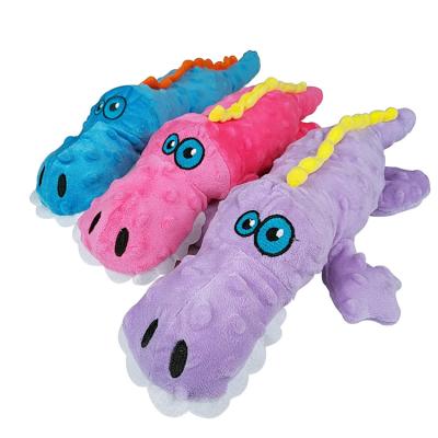 China Promotional Gift Dinosaur Bite Plush Animal Pet Toy With Sound for sale