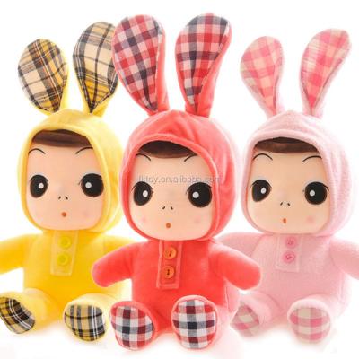 China Wholesale New Style Long Cartoon Plush Toy Rabbit Ears Baby Doll for sale