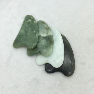 China Wholesale Face Jade Beauty Massager Guasha Facial Guasha Stone Tips for sale