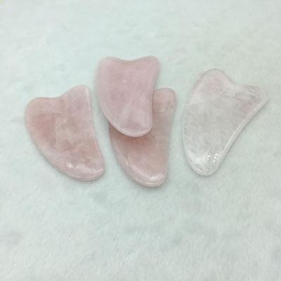 China Wholesale face rose quartz guasha or guasha tool jade massager for sale