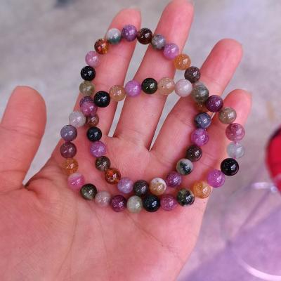 China High quality cat eye colored tourmaline gemstone wedding banquet bracelet. for sale