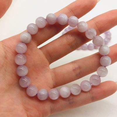 China TRENDY New 8mm natural stone bracelet of high quality kunzite jewelry bracelet for sale