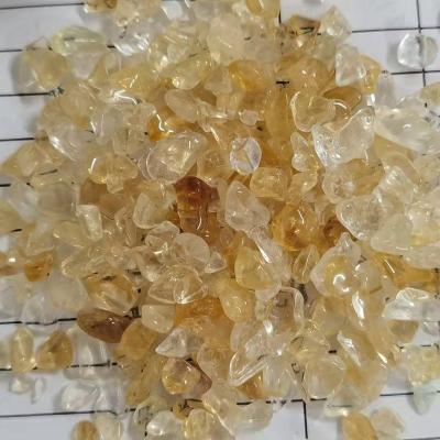 China wholesale natural citrine irregular crushed stone from Europe for sale