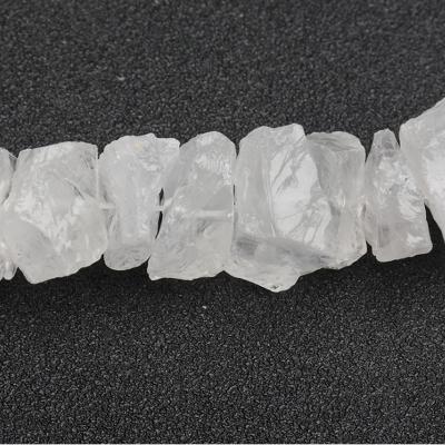 China Wholesale Natural Large Particle Semifinished Milky Quartz Loose Beads From Cat's Eye for sale