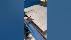 Quick work of this .19” Stainless Steel￼ #fabrication #sheetmetal #lasercutting