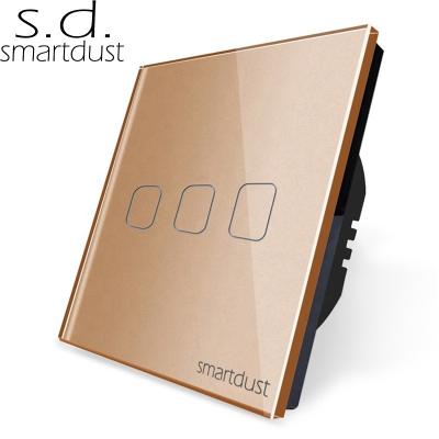 China Smartdust Bedroom/Office/Hotel Smart Home Standard Automation Switch Luxury EU UK Lamp Switch Wifi Switch for sale