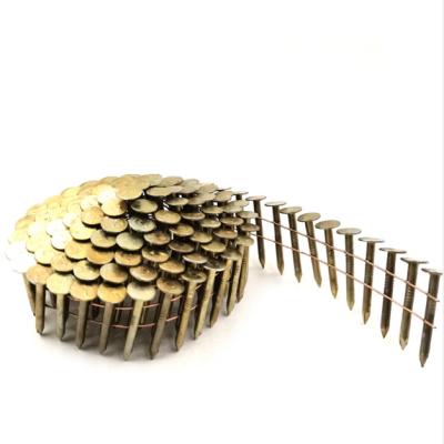 China Wholesale Flat Hardware Stainless Steel Roof Coil Nails Steel Coil Roofing Nails for sale