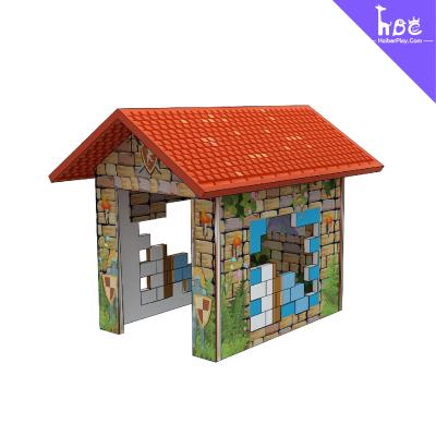 China Diseño personalizado Casa de bloques de juego suave para niños para patio de recreo interior en venta