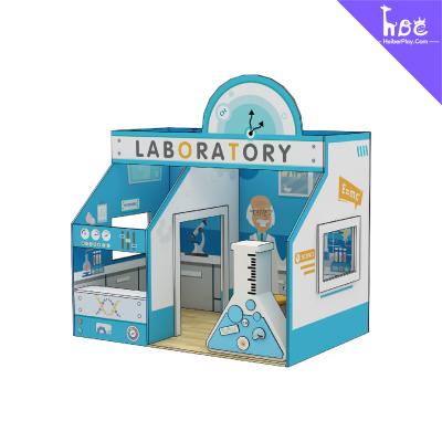 China Childrens Indoor Playground Role Play House Laboratory Style For Funny Game for sale