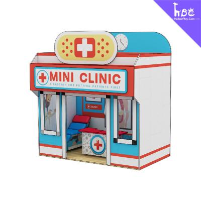 China Role Play Mini Clinic Play Area For Toddler , Indoor Hospital Playround Area for sale