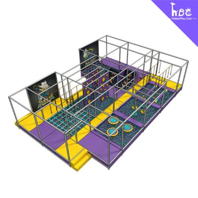 China Custom Adventure Park Junior Ninja Course Indoor Playground Equipment for sale