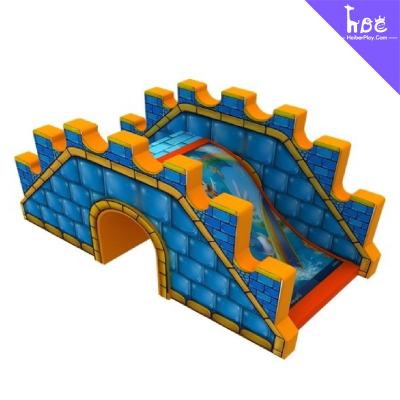 China Custom Logo Indoor Soft Play Climbers Bridge Slide Toddler Soft Foam Playground for sale