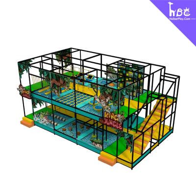 China Double Layer Junior Ninja Course Equipment For Indoor Playground for sale