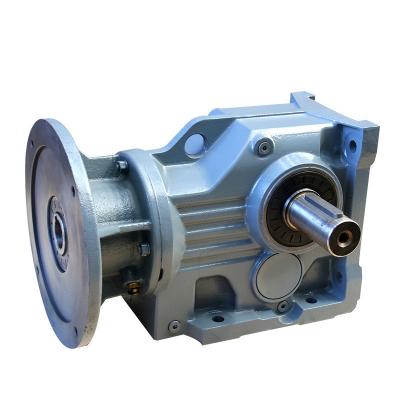 China Hard Face Helical Gear Reducer Bevel Gearmotor Gearbox Parallel Shaft K97 Series 380V for sale