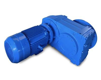 China F-Serie Parallelwelle Verringerer Helical Getriebe Motor montiert zu verkaufen