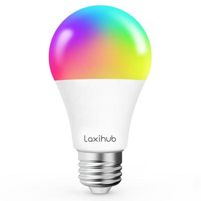 China Laxihub living room led bulb light rgb led lighting 9w e27 smart wifi led bulbs led lighting smart wifi led bulb for sale