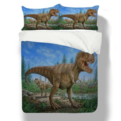 China 3D Drop Shipping Dinosaurs 3D Comforter Bedding Set Queen Size Bed Sets Boys Teens Home Bedding Beds Covers Comforter Duvet Covers for sale