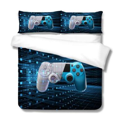 China 3D Drop Shipping Game 3D Comforter Cover Set King Size Bed Sets Kids Teens Home Bedding Quilts Duvet Covers Bedspreads for sale