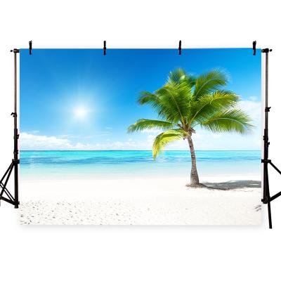 China Support Customization Drop Shipping 3D Landscape Photography Backdrop Fabric Print Women Party Decor Photo Studio Props Thin Vinyl Customize Background for sale