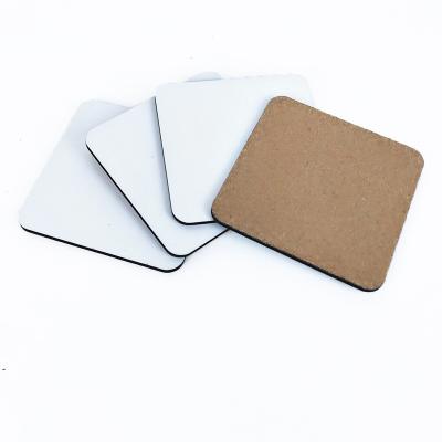 China Viable Cork Coaster Sublimation MDF Coasters Custom Printing Mat Round Non Slip Drink Coaster for sale