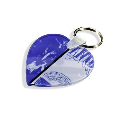 China Custom Made Custom Acrylic Key Holder Blank Sublimation Key Tag Acrylic Key Holder for sale