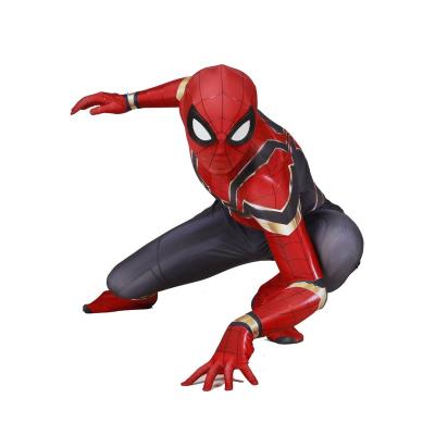 China Cosplay Polyester Halloween Spider-Man Jumpsuit For Kids Costume Dress Up Party for sale